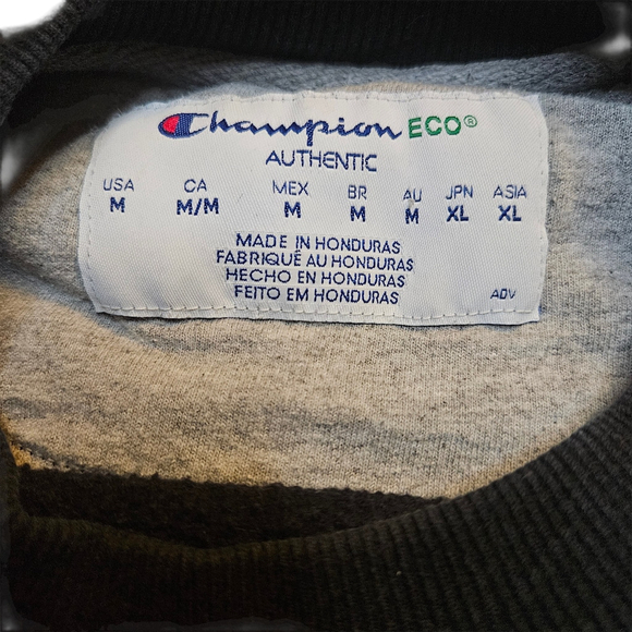 Champion Crewneck Sweatshirt – Size M, Black - Picture 3 of 3